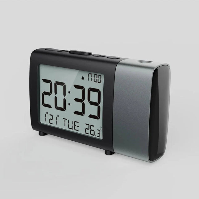 Despertador con proyector de hora a pilas