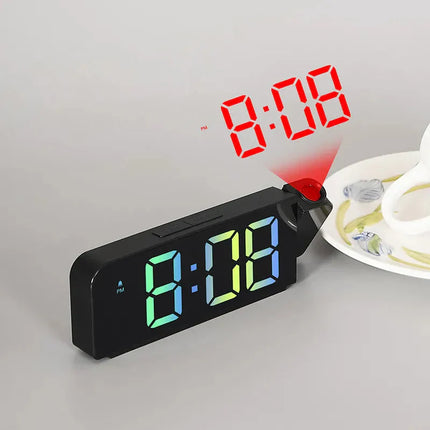 Despertador proyector digital para adolescente