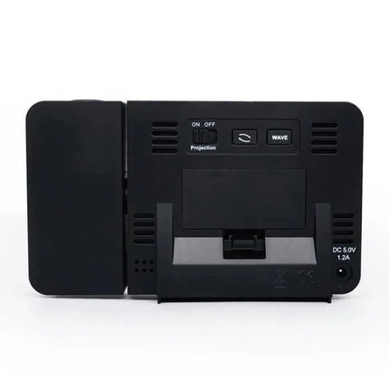 Despertador digital con proyección de hora