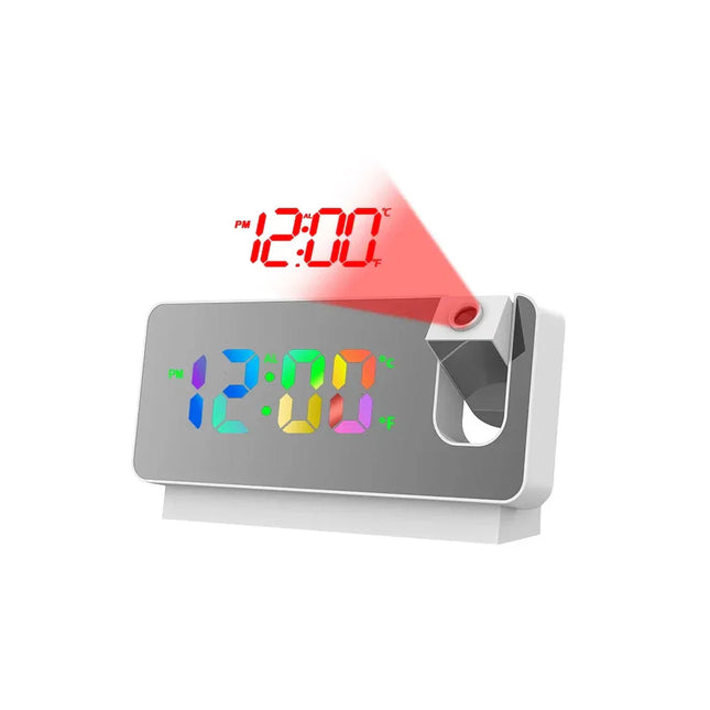 Despertador proyector con cargador USB