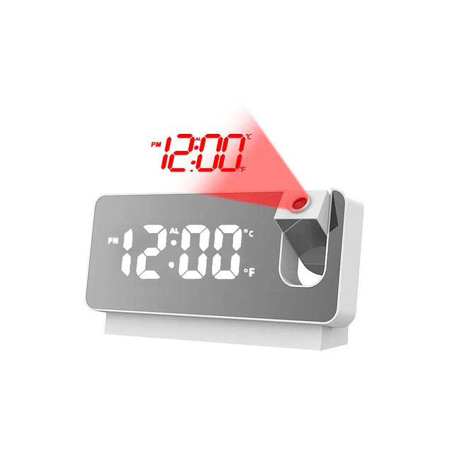 Despertador proyector con cargador USB