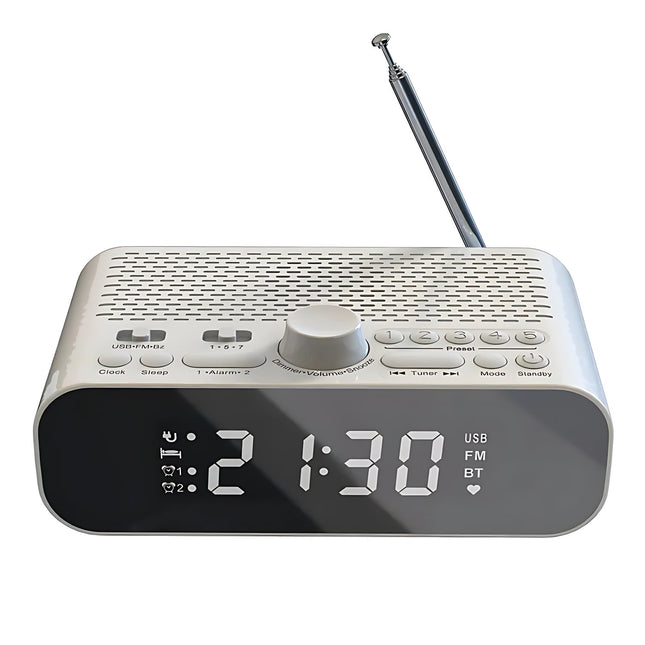 Radio despertador sencillo para personas mayores