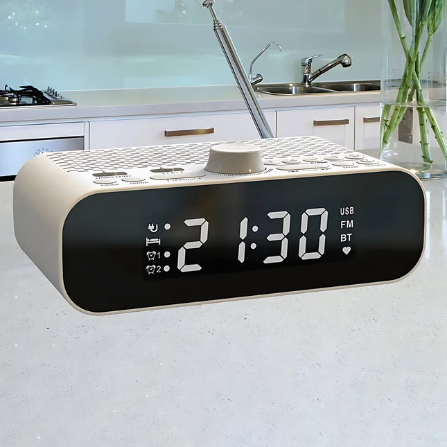 Radio despertador sencillo para personas mayores