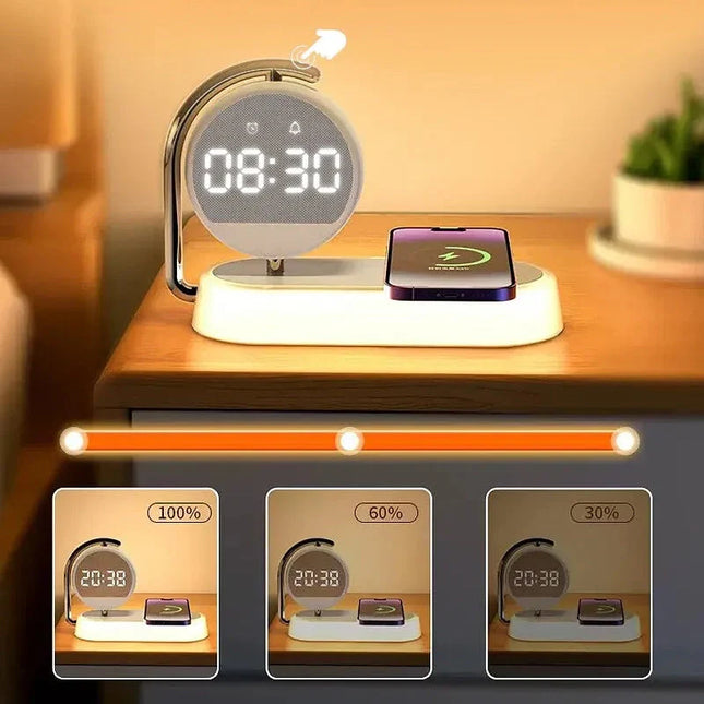 Despertador amanecer con cargador inalámbrico