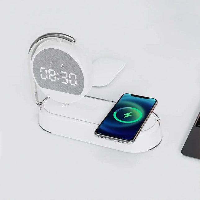 Despertador amanecer con cargador inalámbrico