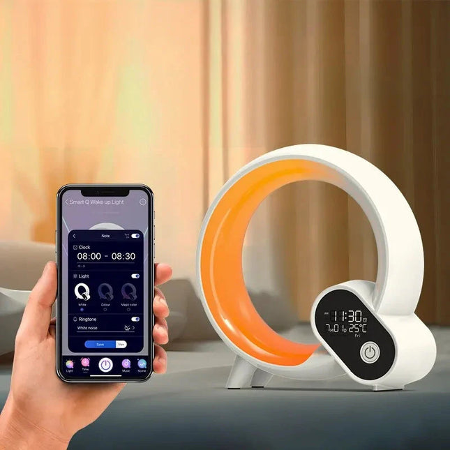 Simulador de amanecer con sonidos naturales