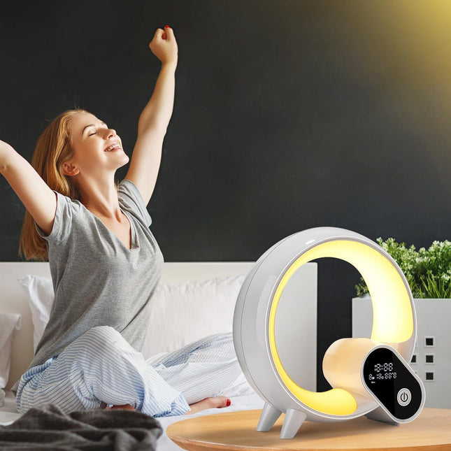 Simulador de amanecer con sonidos naturales