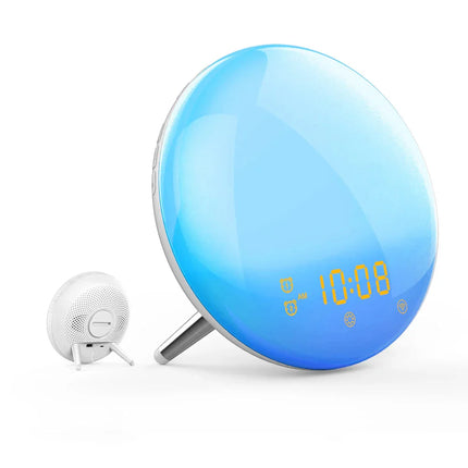 Despertador amanecer con puerto de carga USB