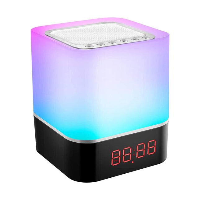 Despertador lámpara con luz de colores