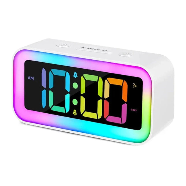 Despertador digital luminoso con luz LED