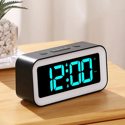 Despertador digital luminoso con luz LED