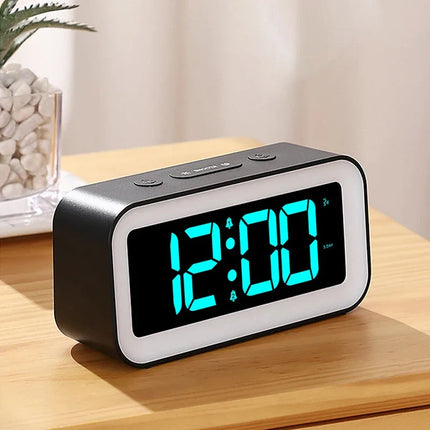 Despertador digital luminoso con luz LED