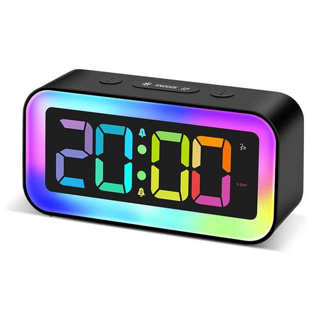 Despertador digital luminoso con luz LED