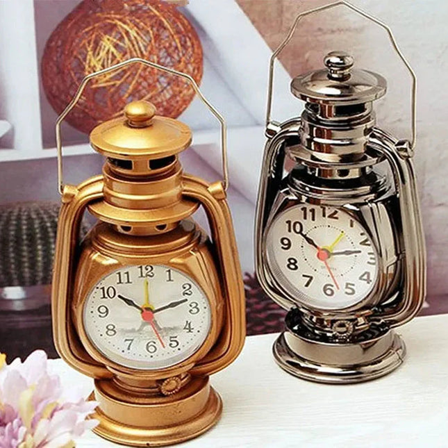 Despertador vintage con diseño de quinqué