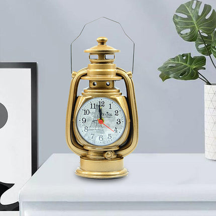 Despertador vintage con diseño de quinqué