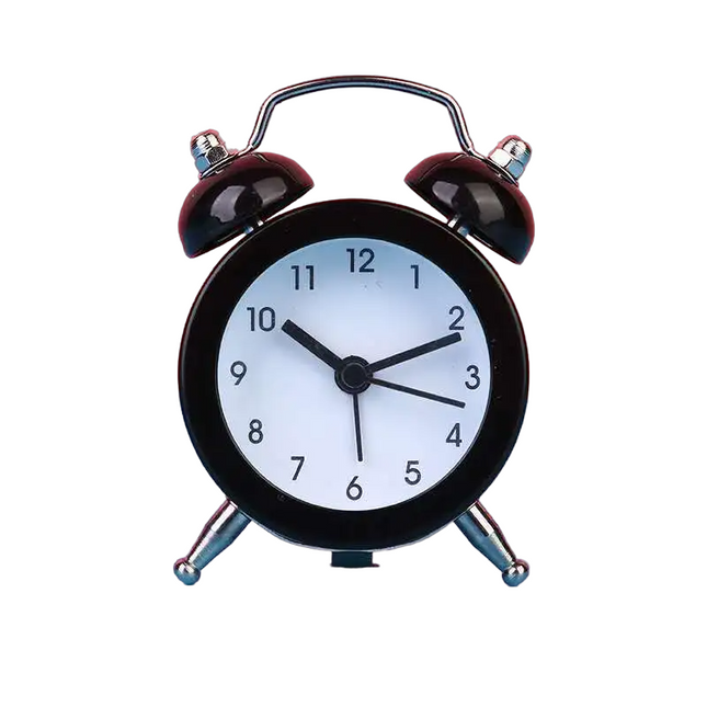 Mini despertador vintage con doble campana