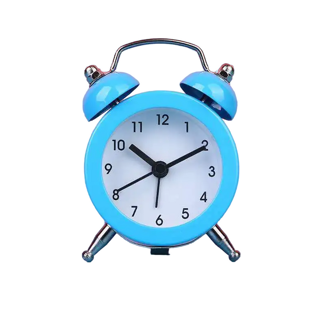 Mini despertador vintage con doble campana