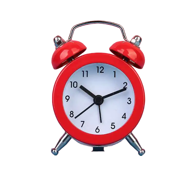Mini despertador vintage con doble campana