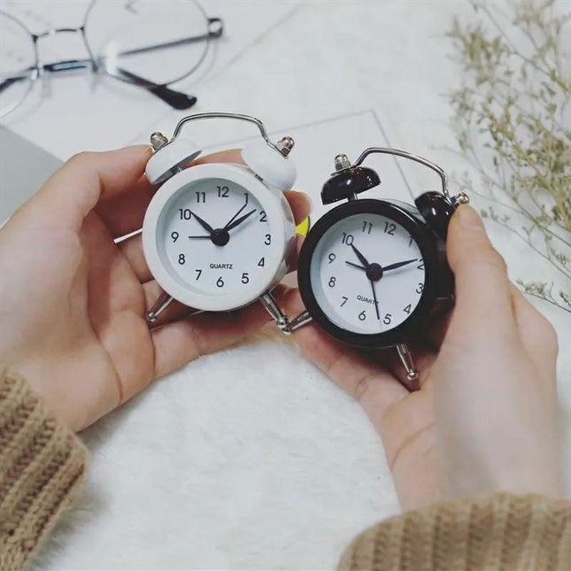 Mini despertador vintage con doble campana