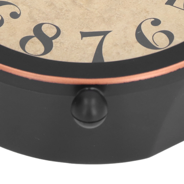 Despertador analógico redondo de diseño retro