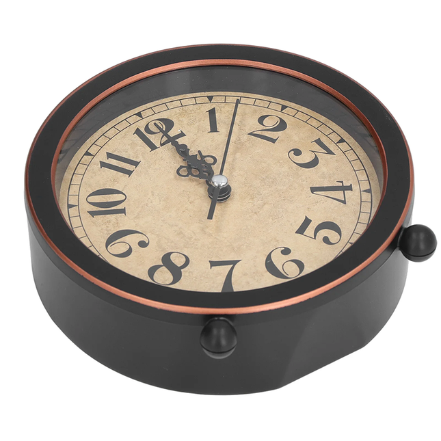Despertador analógico redondo de diseño retro